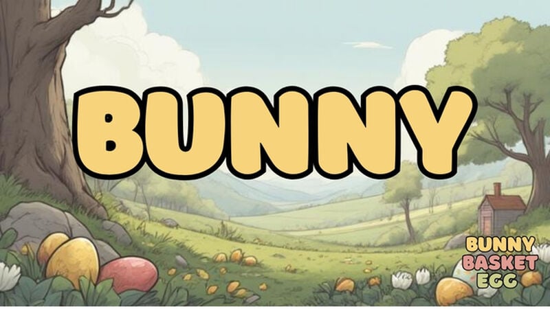 Bunny Basket Egg